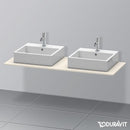 Duravit XSquare countertop for 2 countertop/drop-in basins