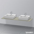 Duravit XSquare countertop for 2 countertop/drop-in basins