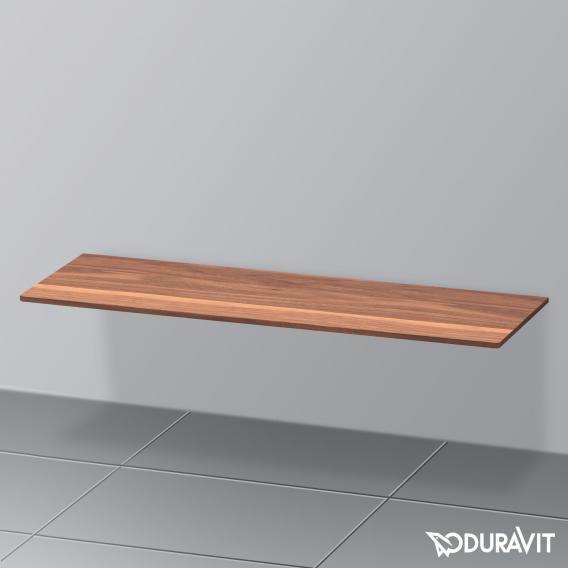 Duravit XSquare countertop without cut-out for countertop basin / drop-in basin american walnut