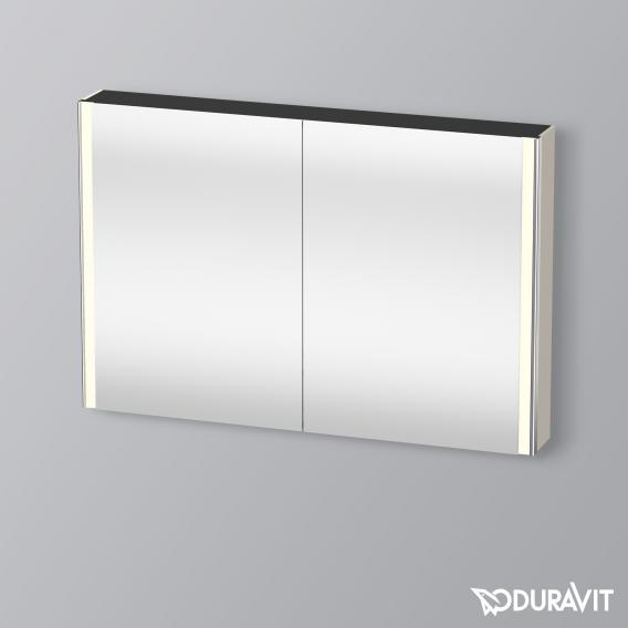 Duravit XSquare 鏡櫃，附照明和 2 個門