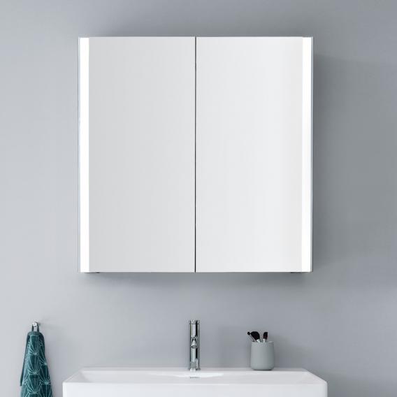 Duravit XSquare 鏡櫃，附照明和 2 個門