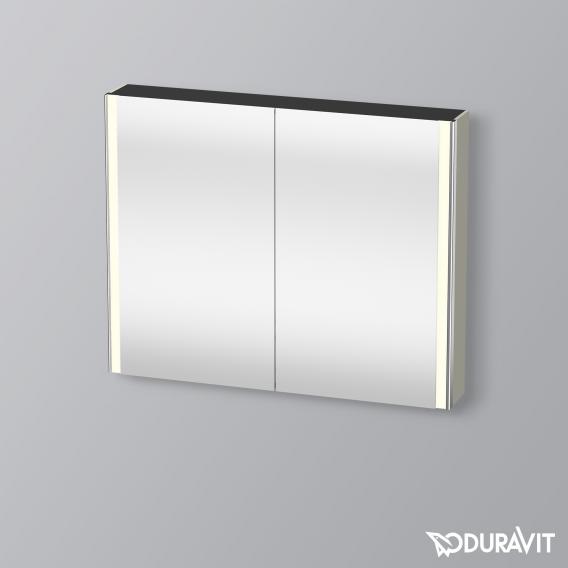 Duravit XSquare 鏡櫃，附照明和 2 個門