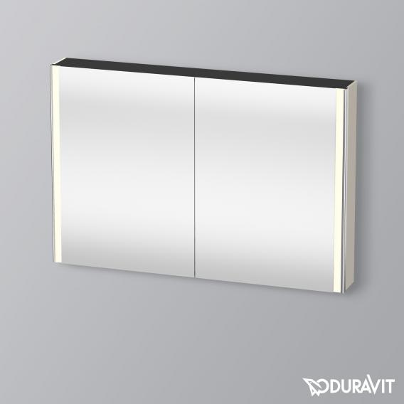 Duravit XSquare mirror cabinet with lighting and 2 doors