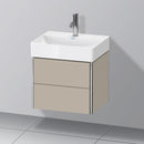 Duravit XSquare vanity unit Compact for hand washbasin with 2 pull-out compartments