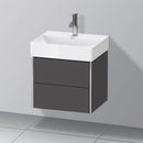 Duravit XSquare vanity unit Compact for hand washbasin with 2 pull-out compartments