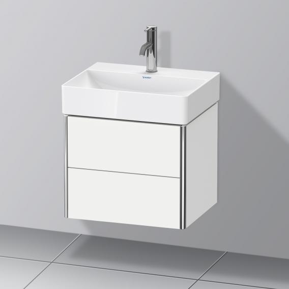 Duravit XSquare 梳妝台 緊湊型，適用於洗手盆，帶有 2 個拉出式隔間