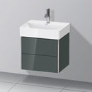 Duravit XSquare vanity unit Compact for hand washbasin with 2 pull-out compartments