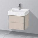 Duravit XSquare vanity unit Compact for hand washbasin with 2 pull-out compartments