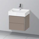 Duravit XSquare vanity unit Compact for hand washbasin with 2 pull-out compartments