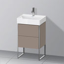 Duravit XSquare vanity unit Compact for hand washbasin with 2 pull-out compartments