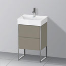 Duravit XSquare vanity unit Compact for hand washbasin with 2 pull-out compartments
