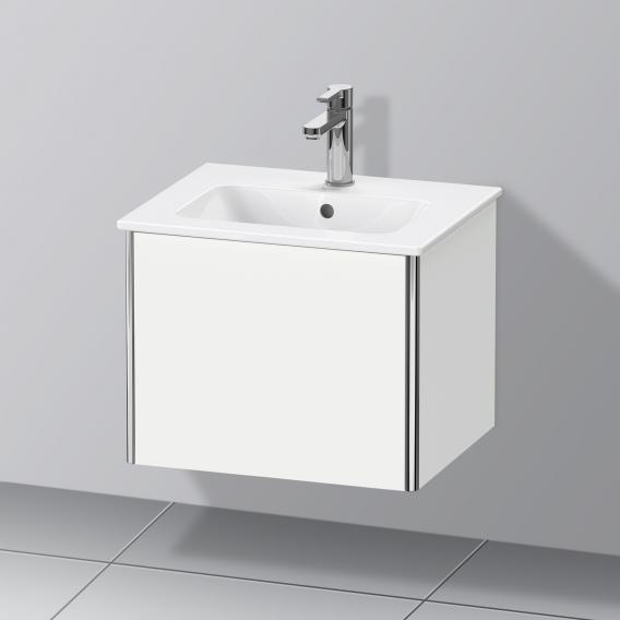 Duravit XSquare 梳妝台 緊湊型，適用於洗手盆，帶有 1 個拉出式隔間