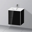 Duravit XSquare vanity unit Compact for hand washbasin with 2 pull-out compartments