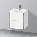Duravit XSquare vanity unit Compact for hand washbasin with 2 pull-out compartments