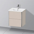 Duravit XSquare vanity unit Compact for hand washbasin with 2 pull-out compartments