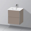Duravit XSquare vanity unit Compact for hand washbasin with 2 pull-out compartments