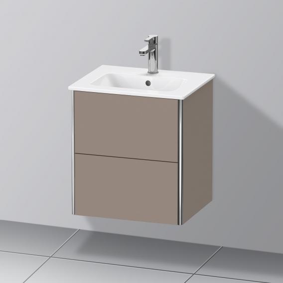 Duravit XSquare vanity unit Compact for hand washbasin with 2 pull-out compartments
