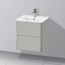 Duravit XSquare vanity unit Compact for hand washbasin with 2 pull-out compartments