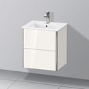 Duravit XSquare vanity unit Compact for hand washbasin with 2 pull-out compartments