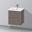 Duravit XSquare vanity unit Compact for hand washbasin with 2 pull-out compartments