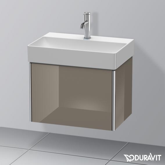 Duravit XSquare 梳妝台 緊湊型，附 1 個拉出式隔層，內部系統為楓木