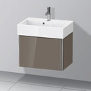 Duravit XSquare vanity unit Compact with 1 pull-out compartment, with interior system in maple