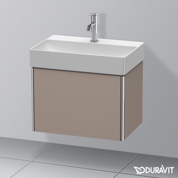 Duravit XSquare 梳妝台 緊湊型，附 1 個拉出式隔層，內部系統為楓木