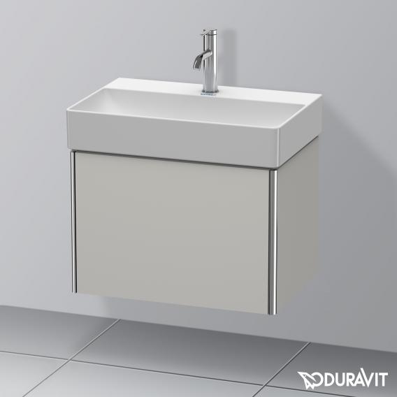 Duravit XSquare 梳妝台 緊湊型，附 1 個拉出式隔層，內部系統為楓木