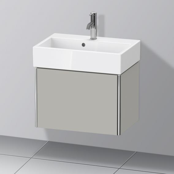 Duravit XSquare 梳妝台 緊湊型，附 1 個拉出式隔層，內部系統為楓木