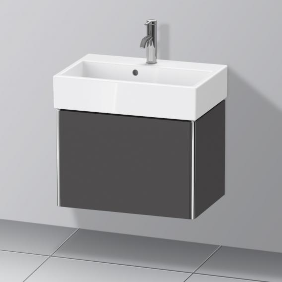 Duravit XSquare 梳妝台 緊湊型，附 1 個拉出式隔層，內部系統為楓木