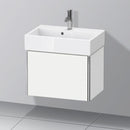Duravit XSquare vanity unit Compact with 1 pull-out compartment, with interior system in maple