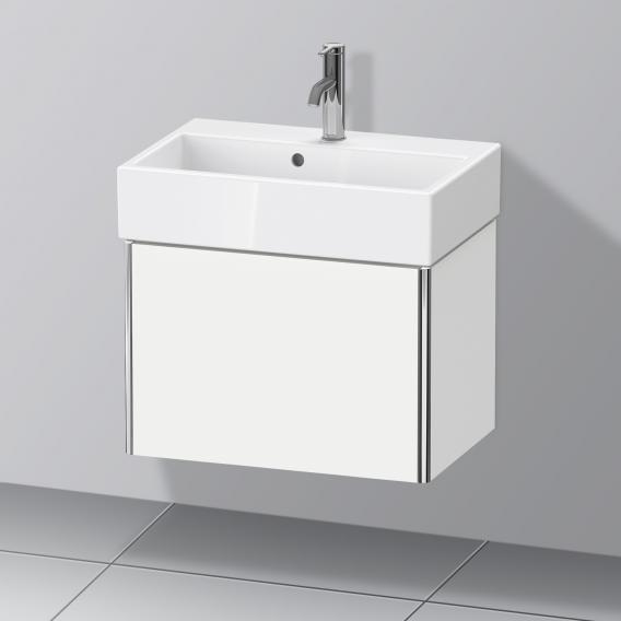 Duravit XSquare 梳妝台 緊湊型，附 1 個拉出式隔層，內部系統為楓木