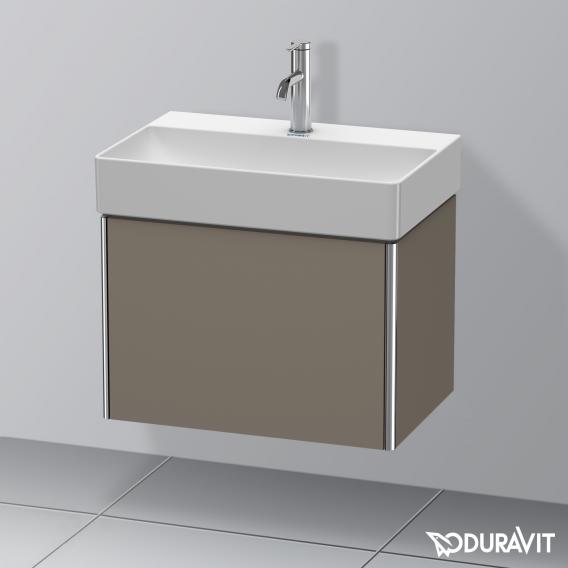 Duravit XSquare 梳妝台 緊湊型，附 1 個拉出式隔層，內部系統為楓木