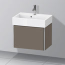 Duravit XSquare vanity unit Compact with 1 pull-out compartment, with interior system in maple