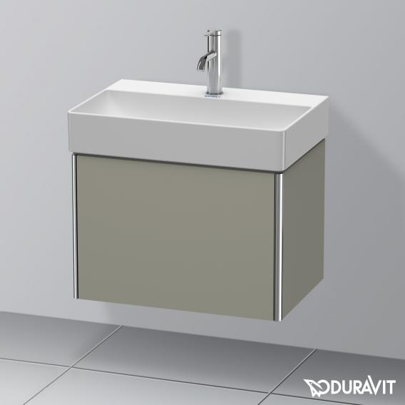 Duravit XSquare 梳妝台 緊湊型，附 1 個拉出式隔間，無內部系統