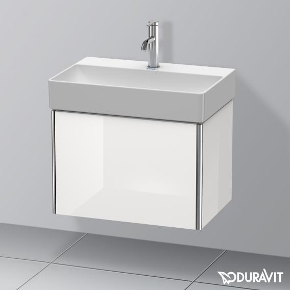 Duravit XSquare 梳妝台 緊湊型，附 1 個拉出式隔層，內部系統為楓木