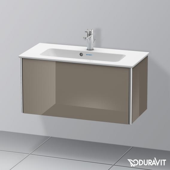 Duravit XSquare 梳妝台 緊湊型，附 1 個拉出式隔層，內部系統為楓木