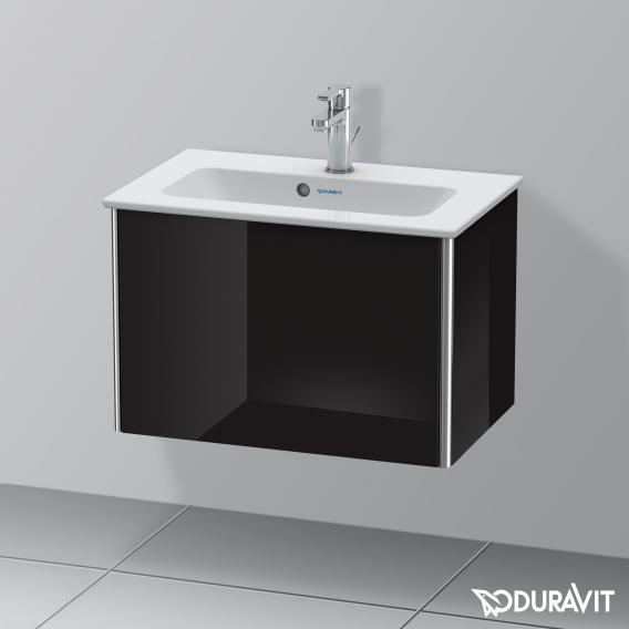 Duravit XSquare 梳妝台 緊湊型，附 1 個拉出式隔層，內部系統為楓木