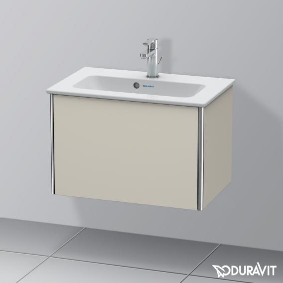 Duravit XSquare 梳妝台 緊湊型，附 1 個拉出式隔間，無內部系統