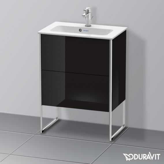 Duravit XSquare 梳妝台 緊湊型，附 2 個拉出式隔層，內部系統為楓木