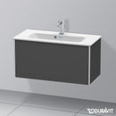 Duravit XSquare vanity unit Compact with 1 pull-out compartment, with interior system in maple