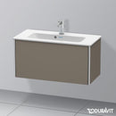 Duravit XSquare vanity unit Compact with 1 pull-out compartment, with interior system in maple