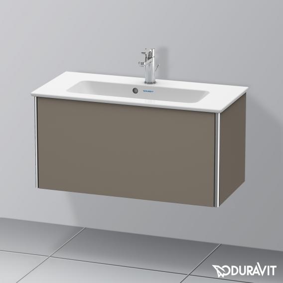 Duravit XSquare 梳妝台 緊湊型，附 1 個拉出式隔層，內部系統為楓木