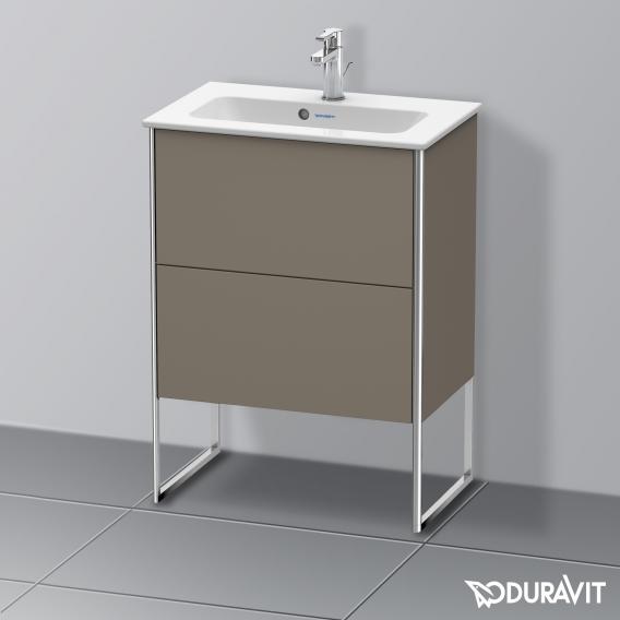 Duravit XSquare 梳妝台 緊湊型，附 2 個拉出式隔層，內部系統為楓木