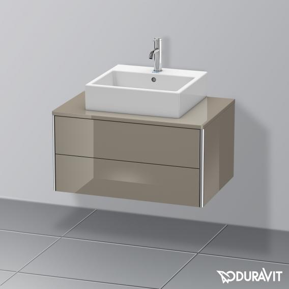 Duravit XSquare vanity unit for countertop with 2 pull-out compartments, without interior system