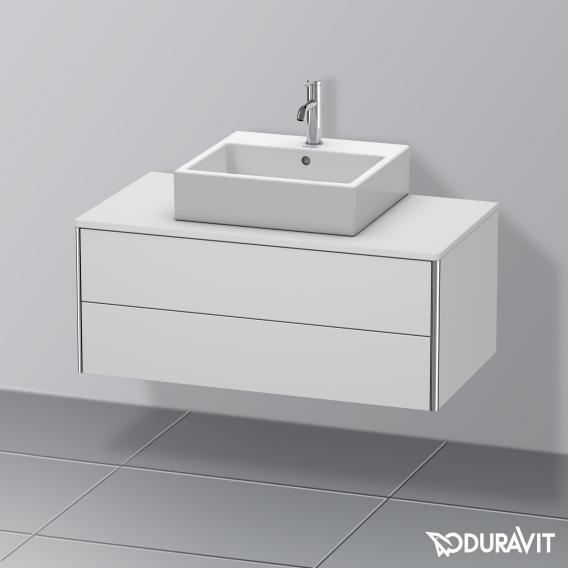 Duravit XSquare vanity unit for countertop with 2 pull-out compartments, without interior system