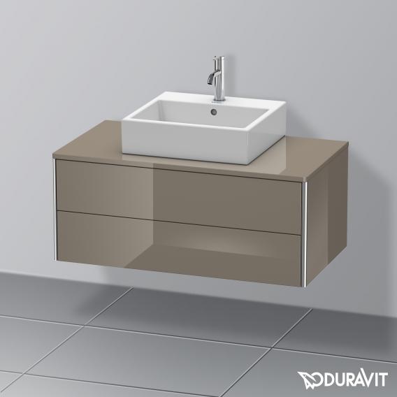 Duravit XSquare vanity unit for countertop with 2 pull-out compartments, without interior system