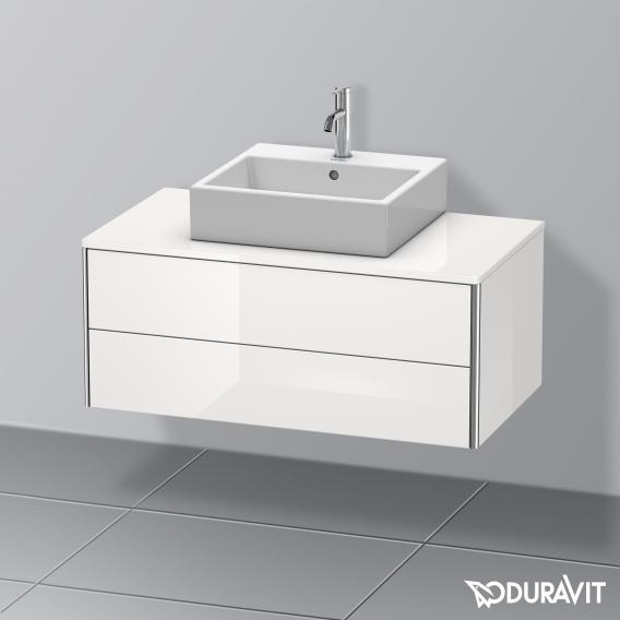 Duravit XSquare vanity unit for countertop with 2 pull-out compartments, without interior system