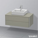 Duravit XSquare vanity unit for countertop with 2 pull-out compartments, without interior system