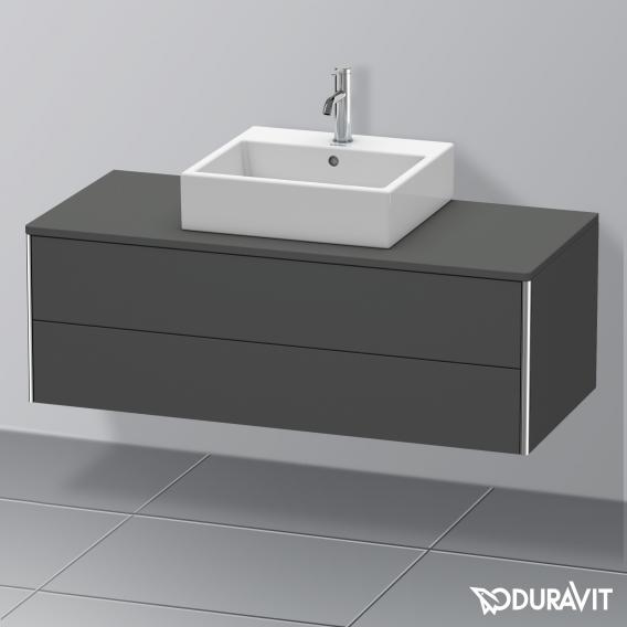 Duravit XSquare vanity unit for countertop with 2 pull-out compartments, without interior system